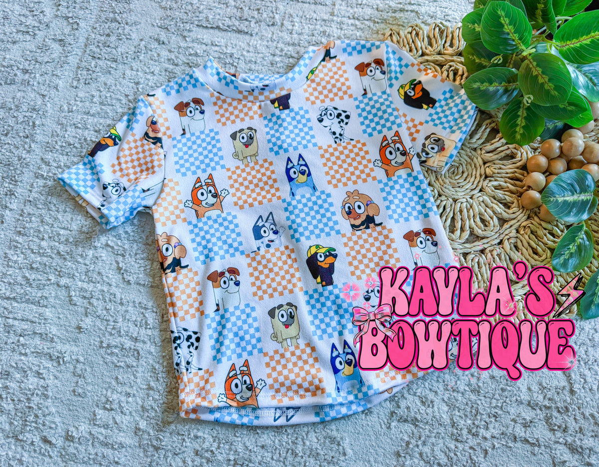 Blue Heeler Carter Tee 2T