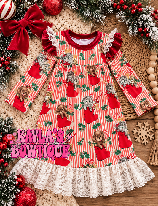 Vintage Christmas Gown