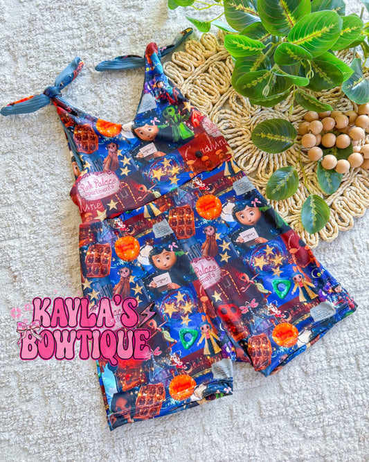 Coralline Petal Romper 2T