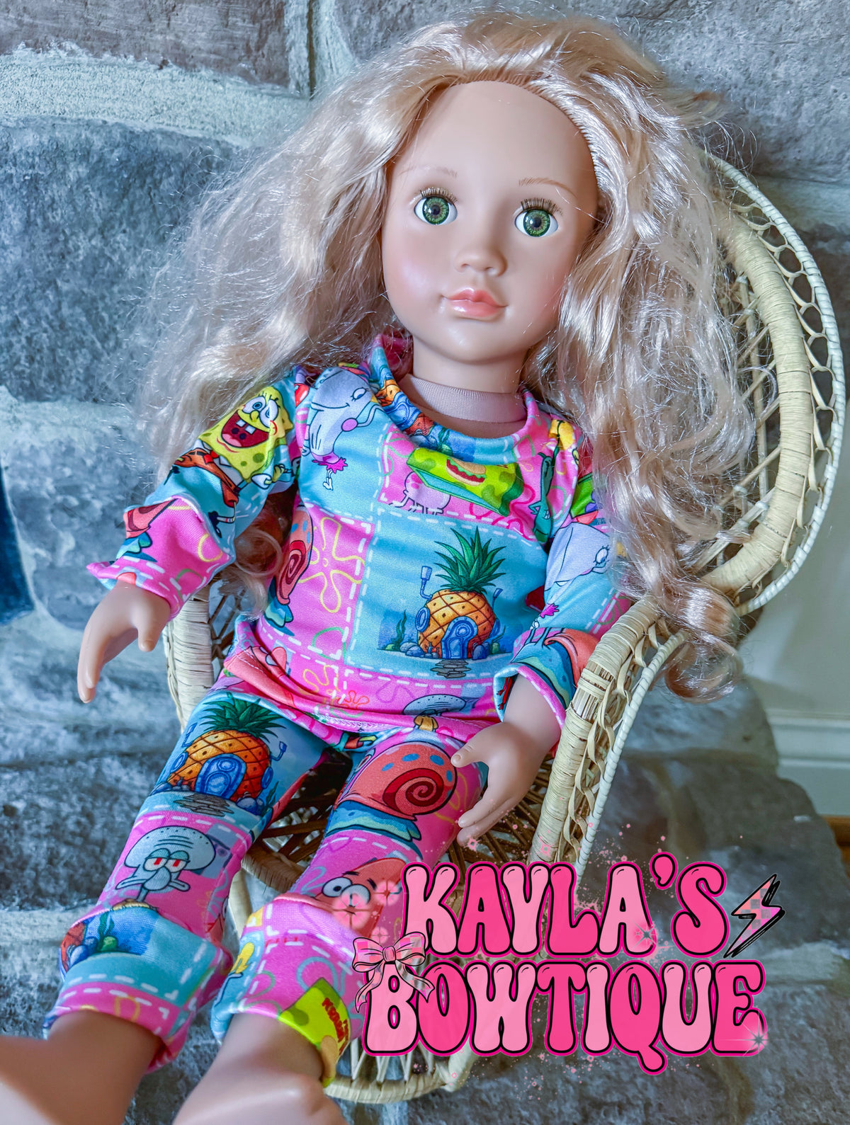 Sponge 18” Doll Pjs