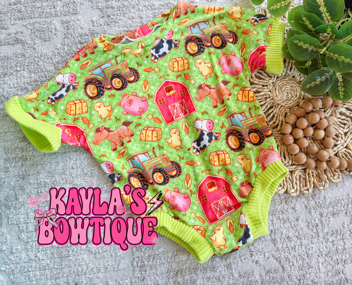 Farm Tee Romper 18/24
