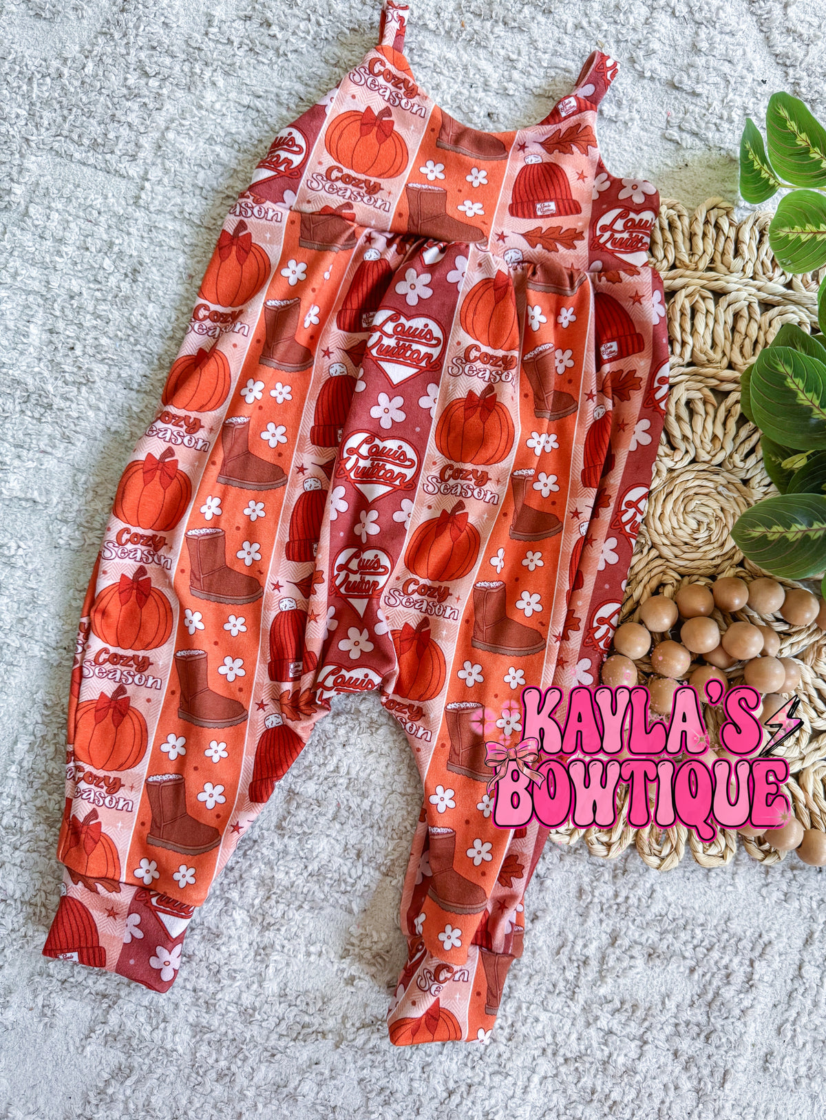 Fall Napa Romper 0/3