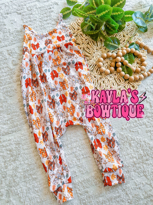 Fall bows Napa romper 12/18 months
